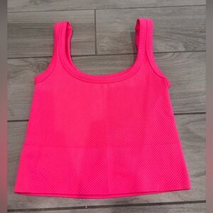 Hot Coral Gianni Bini Crop Top
